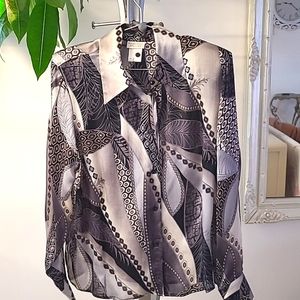 Blouse 100% silk by eugen klein